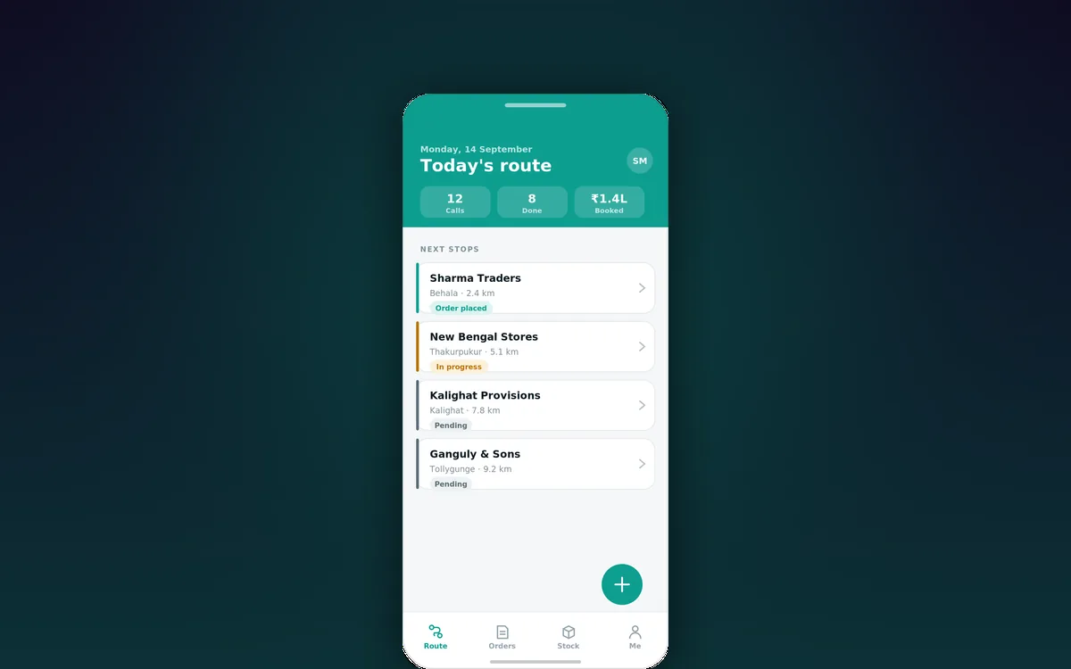 OpsGrid — field sales — screenshot